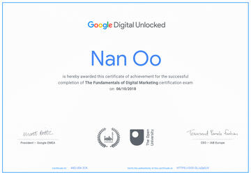 Digital Marketing Certificate